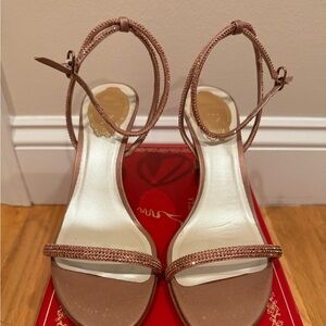 Brand New Never Worn Rene Caovilla Crystal Sandals